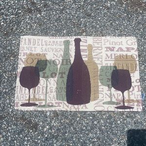 4 pcs wine themed placemat set